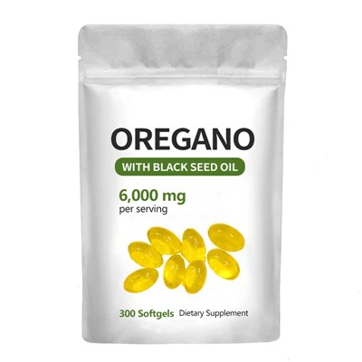 Dầu Oregano với viên nang dầu hạt đen